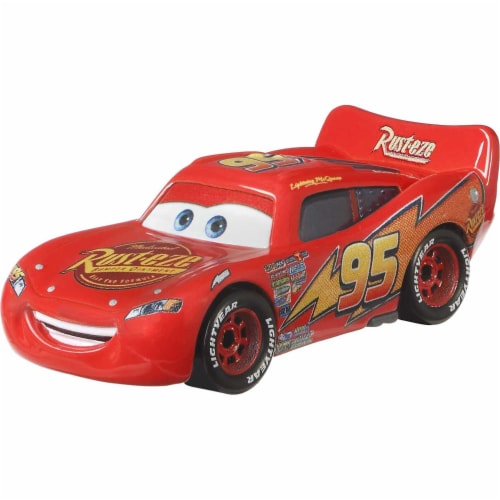 Disney and Pixar Cars Cryptid Buster Lightning McQueen Die-Cast Toy Car,  1:55 Scale Collectible