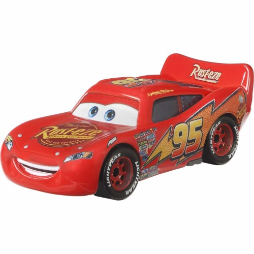 Disney Pixar Die-Cast 1:55 Scale Cars Lightning McQueen Vehicle Perspective: back