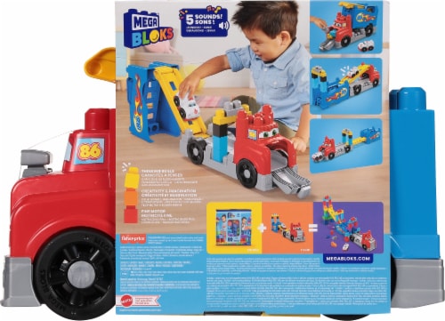 Mega bloks build shop & race rig