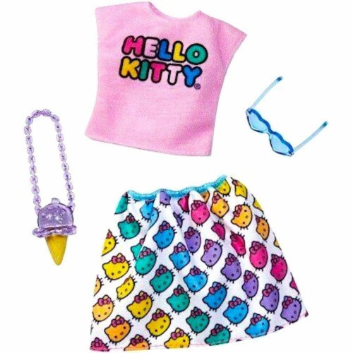 Barbie hello sale kitty fashion packs