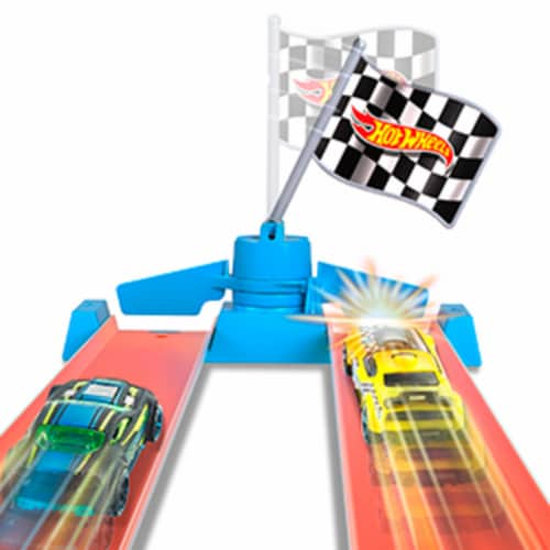 Mattel Hot Wheels® Dragstrip Champion Playset Perspective: back