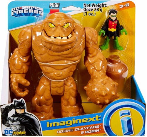 Fisher-Price® Imaginext DC Super Friends Oozing Clayface & Robin Action Figure Set Perspective: back