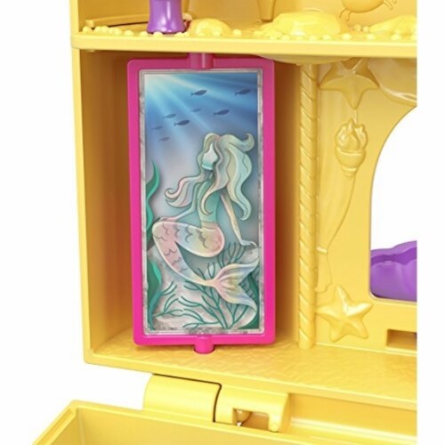 Polly Pocket Big Pocket World - Sandcastle Theme Playset Perspective: back