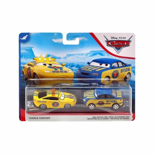 Disney Pixar Cars Charlie Checker and Race Official Tom Perspective: back