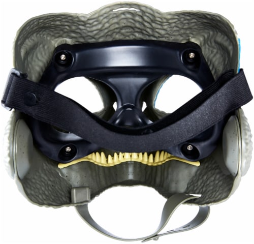 Mattel Jurassic World Velociraptor Camp Cretaceous Mask - Blue Perspective: back