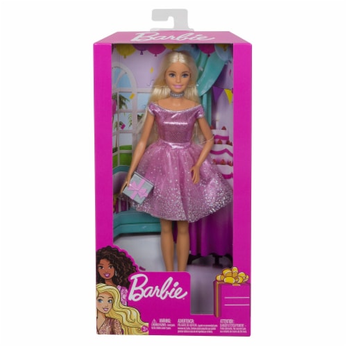 Mattel Barbie® Happy Birthday Doll Perspective: back