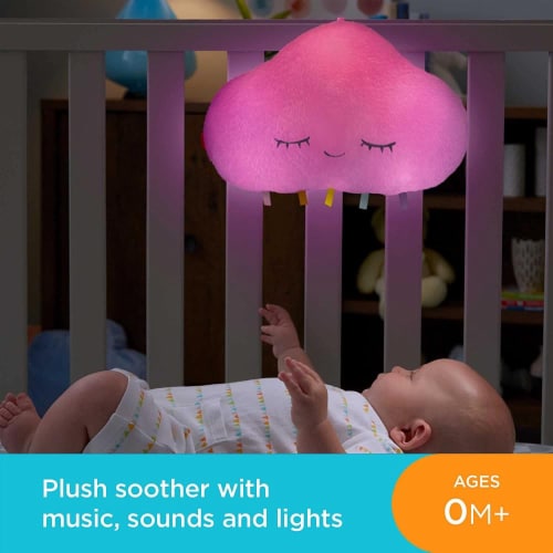 FisherPrice Twinkle & Cuddle Cloud Soother, Plush CribAttach Baby