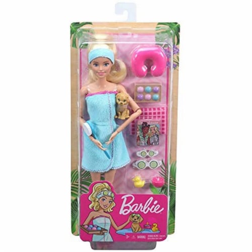 Barbie Spa Doll, with Puppy and 9 Accessories, 1 - Pick Save