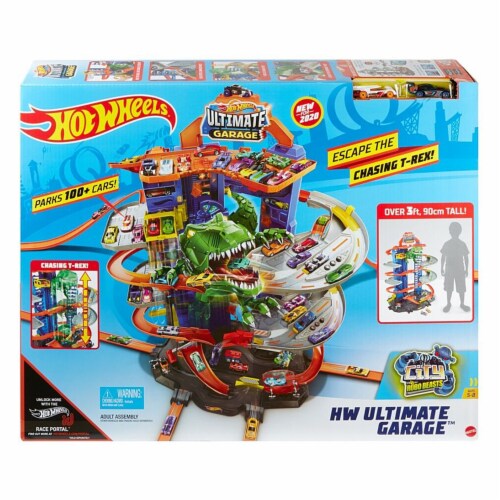 Hot Wheels® Ultimate Garage Robo T-Rex Multi-Level Tower with