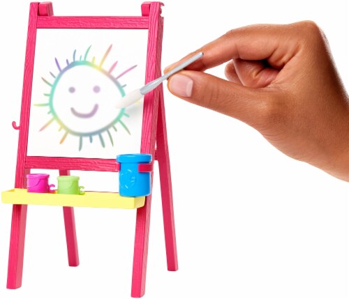 Mattel Barbie® Careers You Can Be Anything™ Art Teacher Doll Set Perspective: back