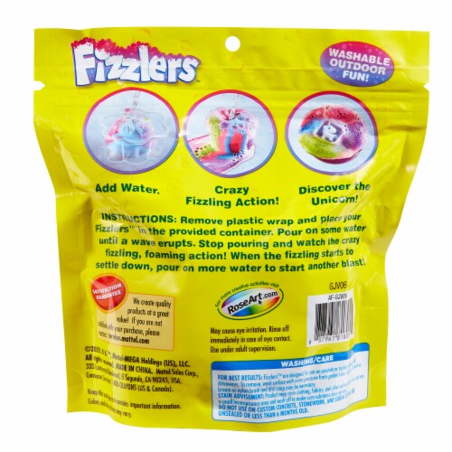 MEGA Fizzlers Rainbow Unicorn Poop Perspective: back