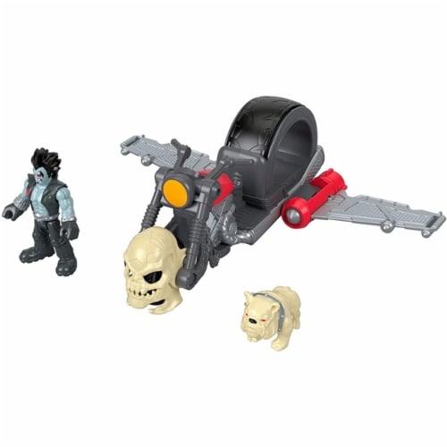 Fisher-Price Imaginext DC Super Friends Lobo & Motorcycle Perspective: back