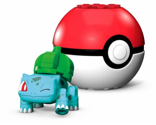 Mega Construx™ Evergreen Pokeball Figure - Bulbasaur Perspective: back