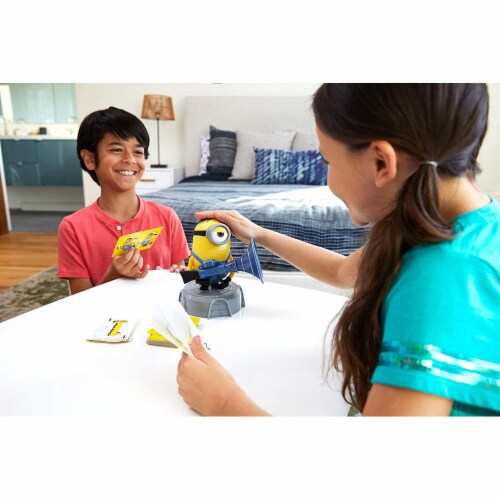 Gas Out Kids Game Featuring Minions: The Rise of Gru, 56 Cards and Minion Fart Blaster Perspective: back