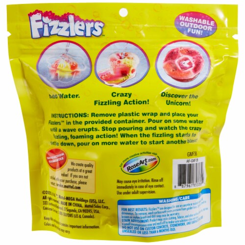 MEGA Fizzlers Rainbow Unicorn Poop Perspective: back