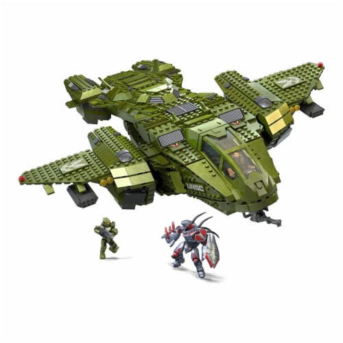 Mega Construx® HALO Infinite Pelican Inbound Building Block Toy Perspective: back