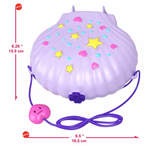 Polly Pocket Tiny Power Seashell Purse Perspective: back