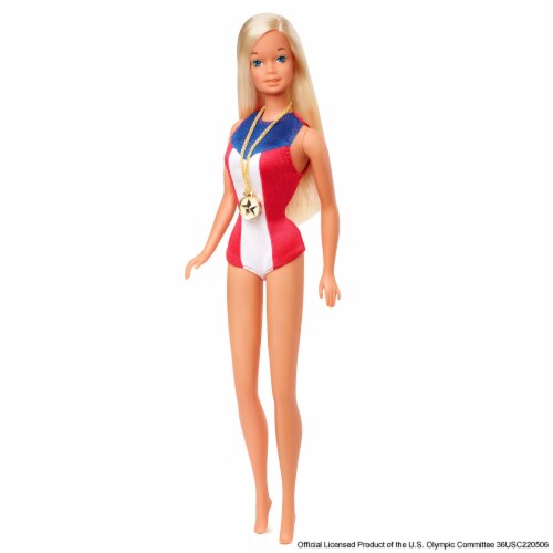 Mattel Barbie® Gold Medal Barbie Doll Perspective: back