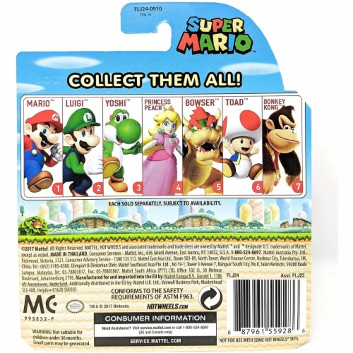 Mattel Hot Wheels® Kirby Character Car Perspective: back
