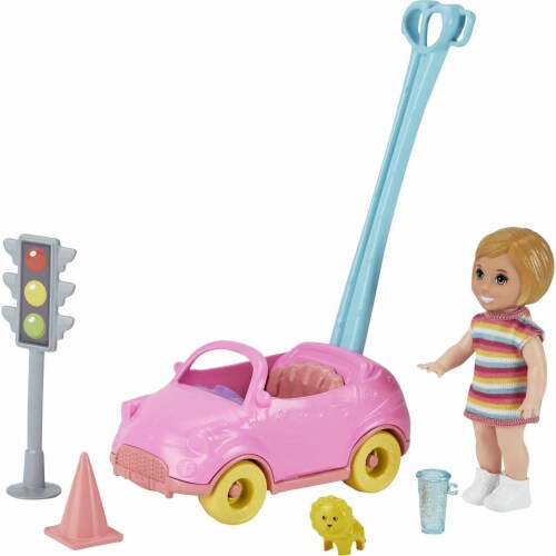 Barbie Skipper Babysitters Inc. Accessories Set with Small Toddler Doll & Accessories Perspective: back
