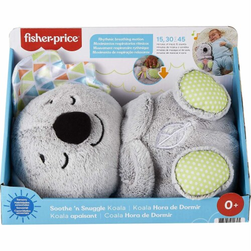 Fisher-Price Soothe 'n Snuggle Koala, Musical Plush Baby Toy with Realistic Breathing Motion Perspective: back