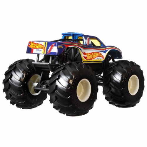 Mattel Hot Wheels Monster Trucks Podium Crasher Vehicle Perspective: back