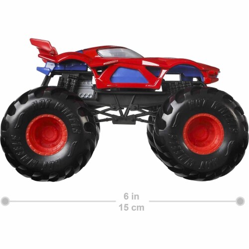 Mattel Hot Wheels Monster Trucks Marvel Spider Man Vehicle 1 ct Pay Less Super Markets