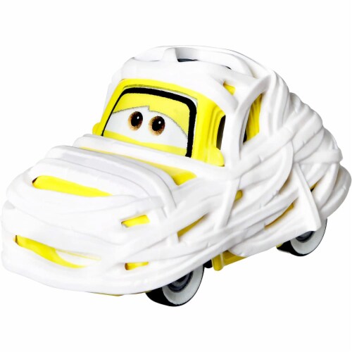 Disney Pixar Cars 1:55 Scale Mummy Costume Luigi & Ghost Costume Guido, Miniature Perspective: back