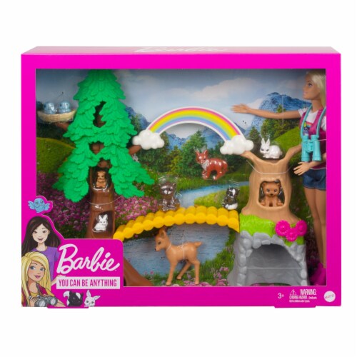 Barbie Wilderness Guide Interactive Play Set Perspective: back