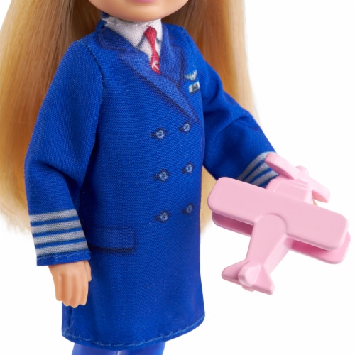 Barbie® Chelsea™ Career Doll Flight Attendant Doll Perspective: back
