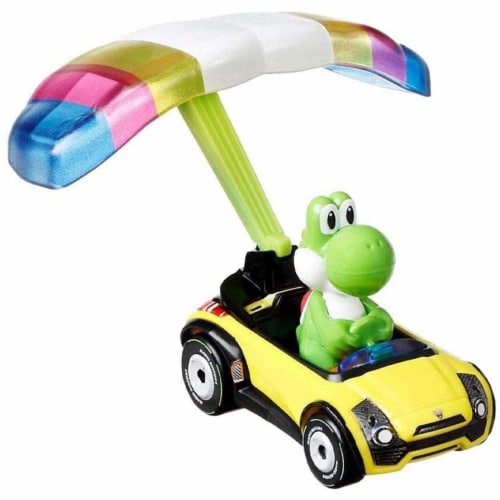 Mattel Hot Wheels Mario Kart Yoshi Coupe Parafoil 1 ct Mariano s