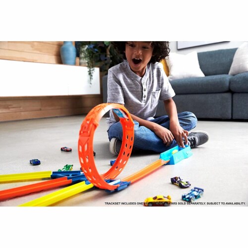 Hot Wheels Track Builder Triple Loop Stunt Loops in 2023