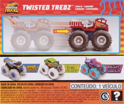 Matel Hot Wheels Monster Trucks Twisted Tredz™ 5 Alarm Truck Perspective: back