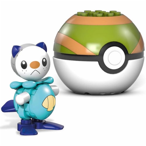 Mega Construx Pokemon Oshawott Construction Set, Building Toys for Kids Perspective: back