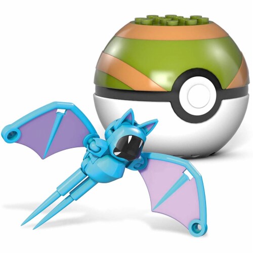 Mega Construx Pokemon Zubat Construction Set, Building Toys for Kids Perspective: back