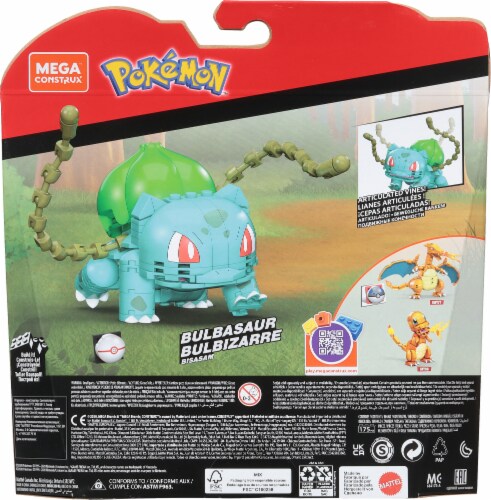 Mega Construx™ Pokemon™ Bulbasaur Action Figure Perspective: back