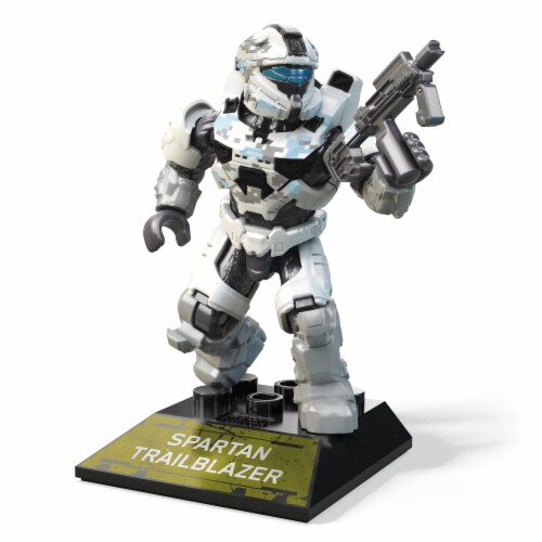 Mega Construx™ Halo® Infinite Spartan Trailblazer White Building Set Perspective: back