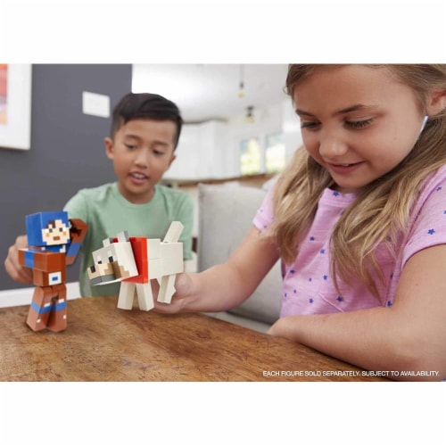 Minecraft Fusion Figure Hex 8 Inch Action Figure Set Perspective: back