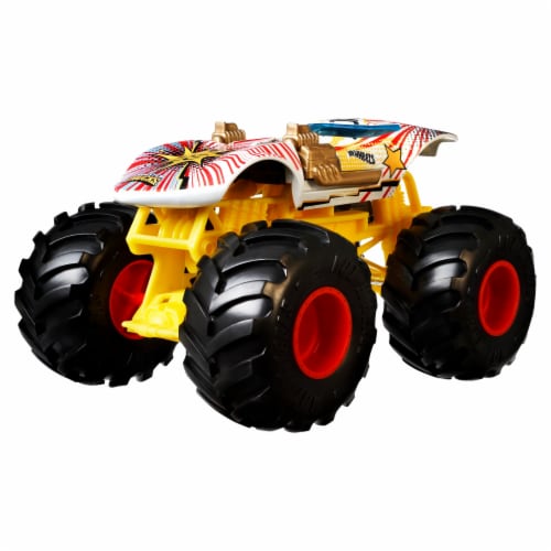 Mattel Hot Wheels Monster Trucks Twin Mill Vehicle Perspective: back