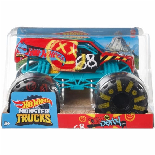 Hot Wheels Monster Trucks - Demo Derby - Mattel Gbt55 no Shoptime