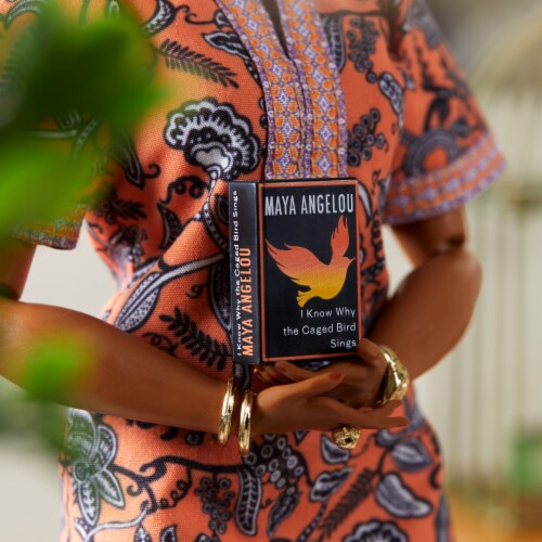 Mattel Barbie® Maya Angelou Inspiring Women™ Doll Perspective: back