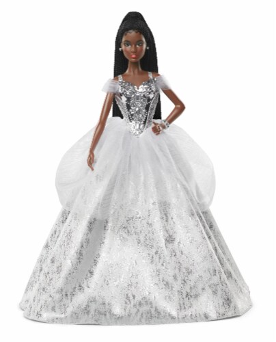 Mattel 2021 Holiday Barbie® Doll Perspective: back