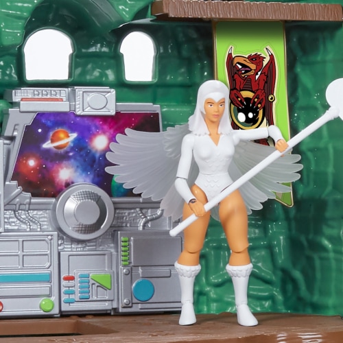 Mattel Masters of The Universe Origins Castle Greyskull Playset Perspective: back
