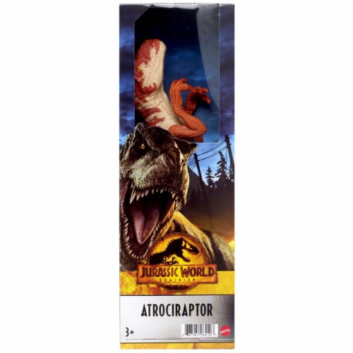 Jurassic World Dominion 12 Red Atrociraptor Dinosaur Action Figure Perspective: back