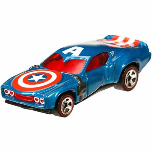 Carrinho Hot Wheels Capitão América: Vingadores (Avengers