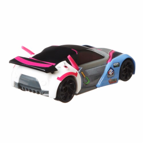 Mattel Hot Wheels Overwatch D. Va Character Car Perspective: back