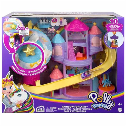 Mattel Polly Pocket Fantasy Unicornland Perspective: back