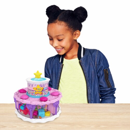 Mattel Polly Pocket™ Birthday Cake Countdown Playset Perspective: back
