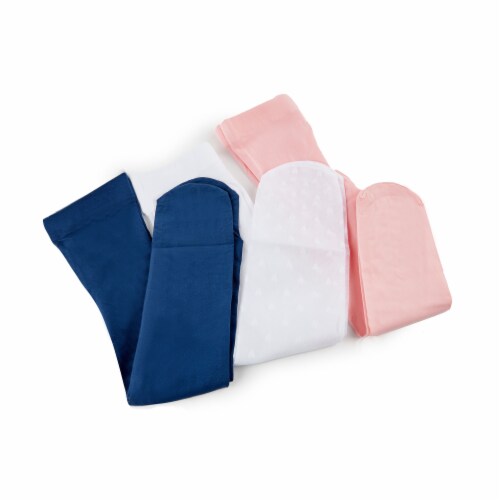 Dip® Premium Nylon Tights Pack - Navy/White/Pink Perspective: back
