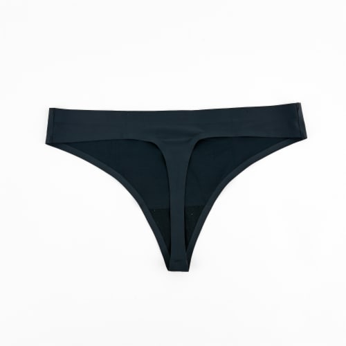 BWC20TH301 Dip 3 Pack Invisible Line Thong - Black/Navy/Beige Perspective: back